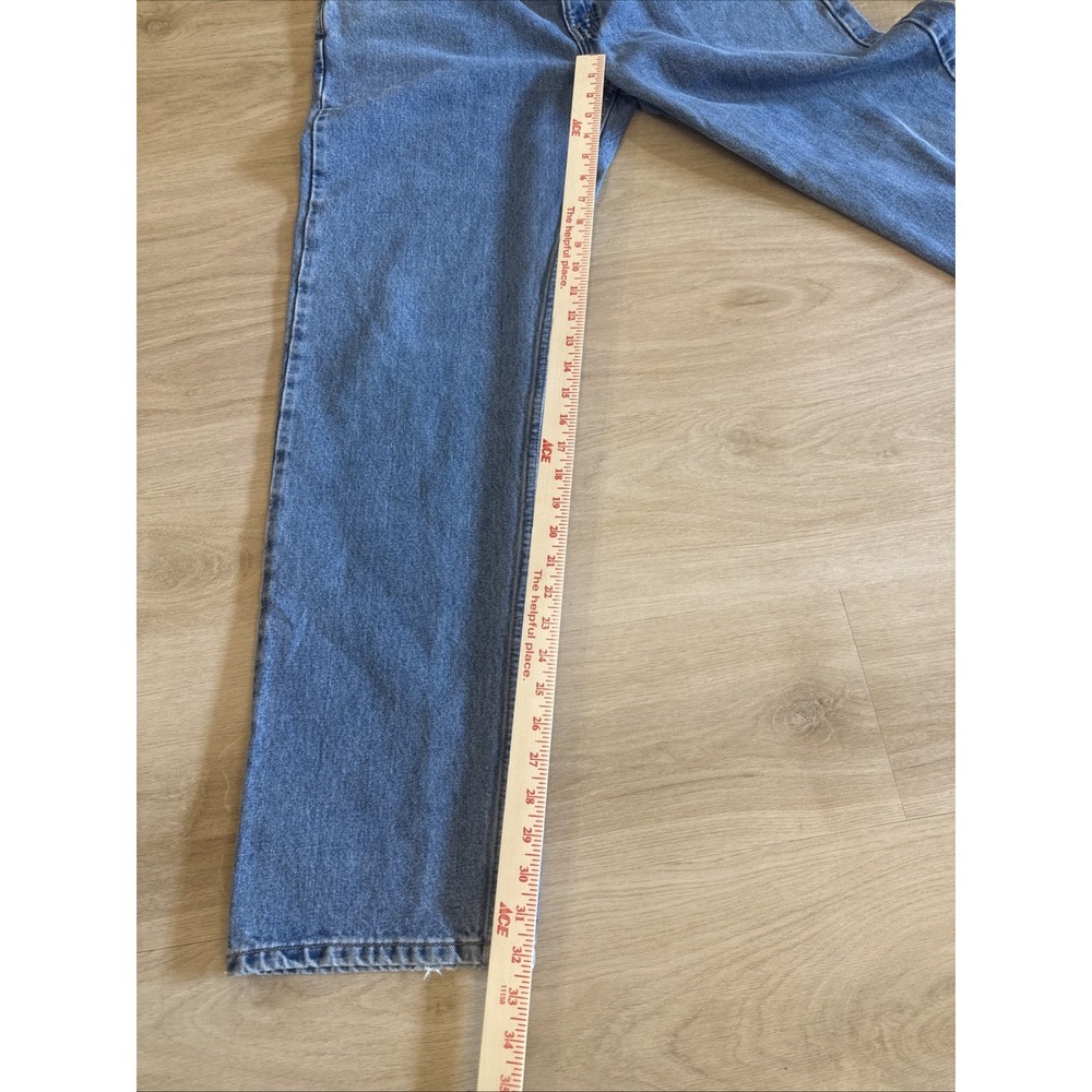 Vtg 1999 Levi's 505 Jeans Men Sz 36 x 32 Blue Made in Columbia Straight Leg - Picture 8 of 12